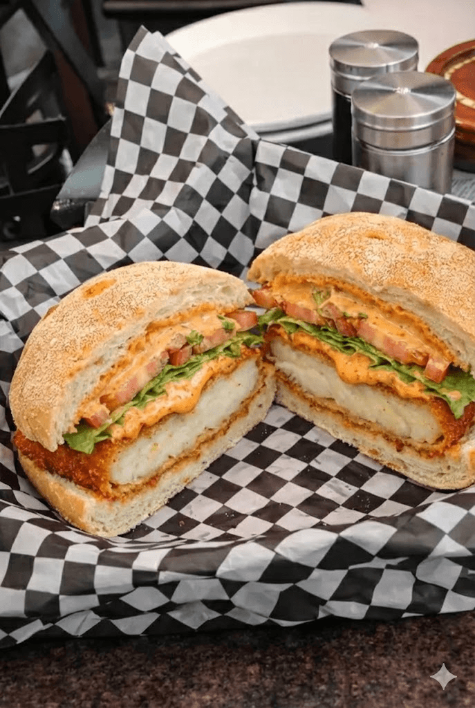 Piri Piri Cod Sandwich