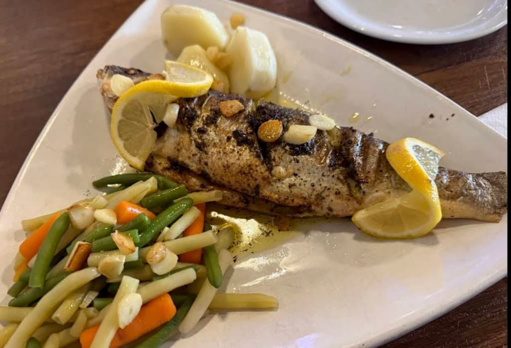 Grilled Seabass (Robalo)
