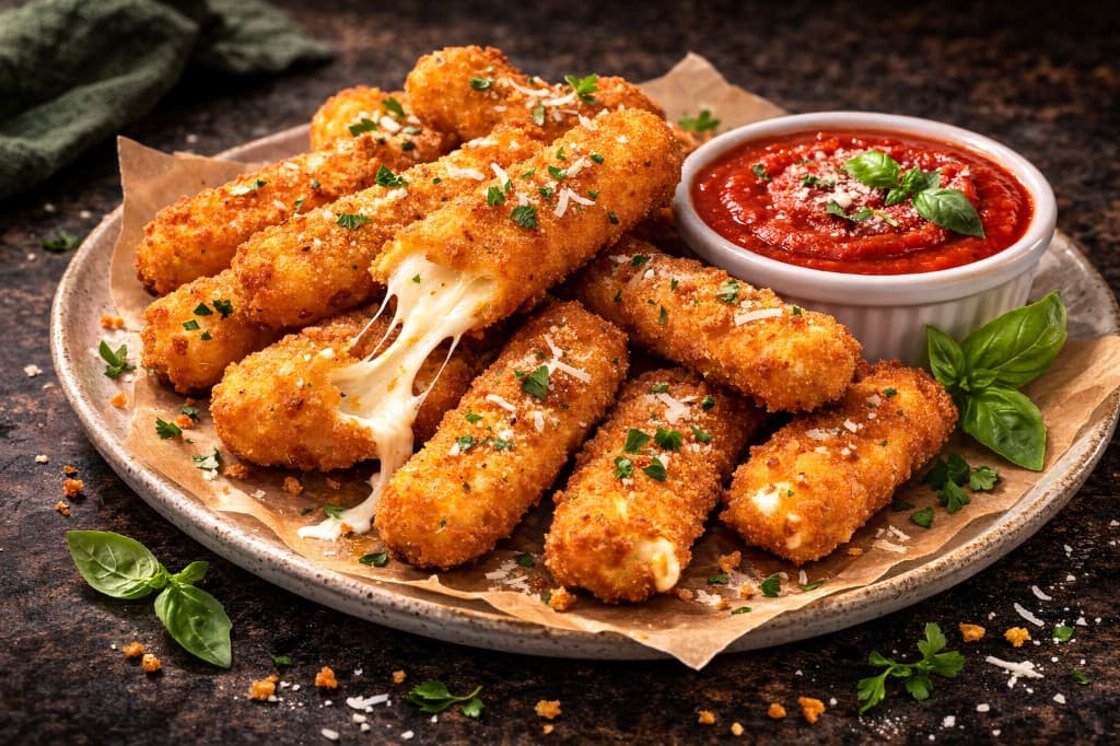 Fried Mozzarella Sticks