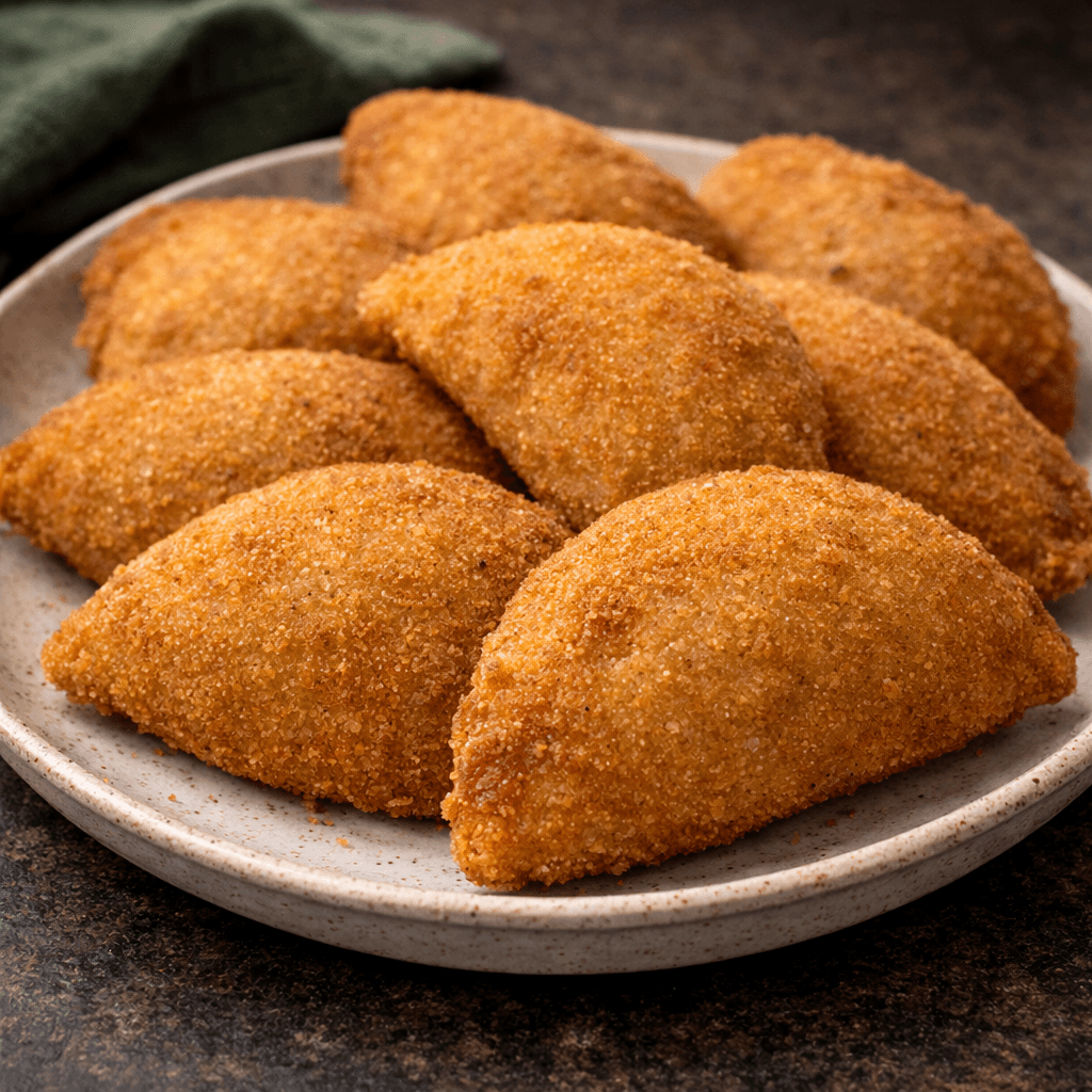 Portuguese Style Shrimp Croquettes (Rissóis)