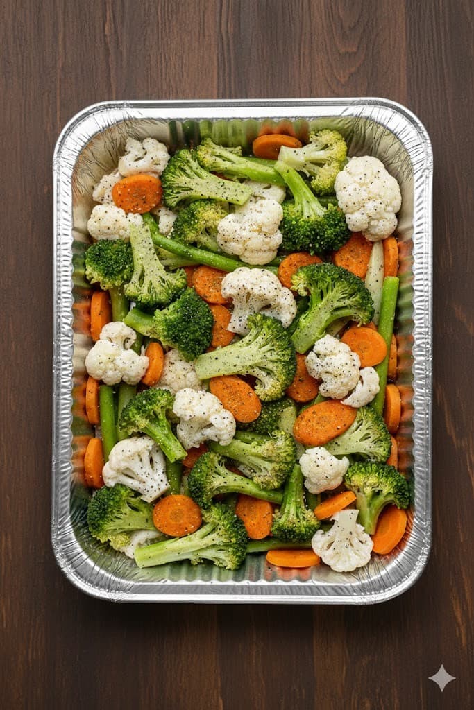 Steamed Vegetables (10-15 People)